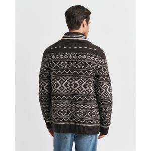 Gant Jacquard Mens Cardigan
